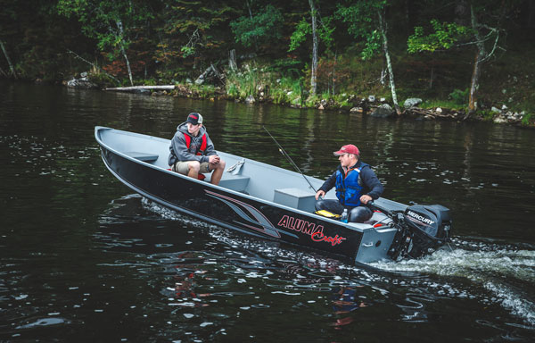 2018 Deep V Alumacraft - 25 HP